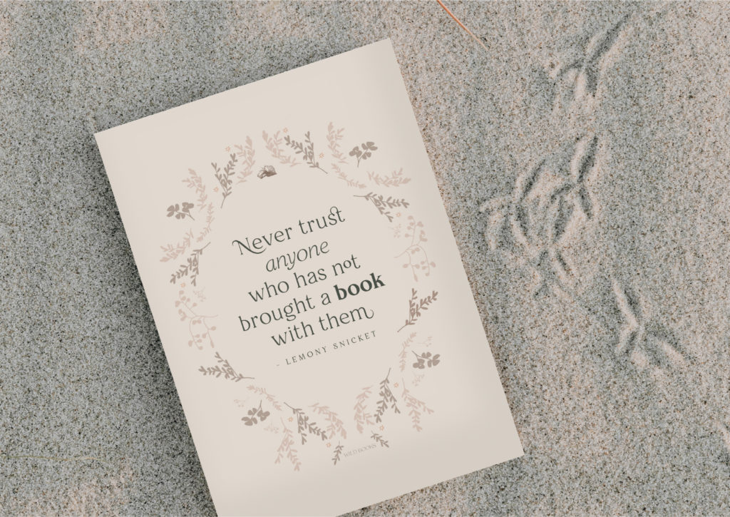 Wild books thank you card